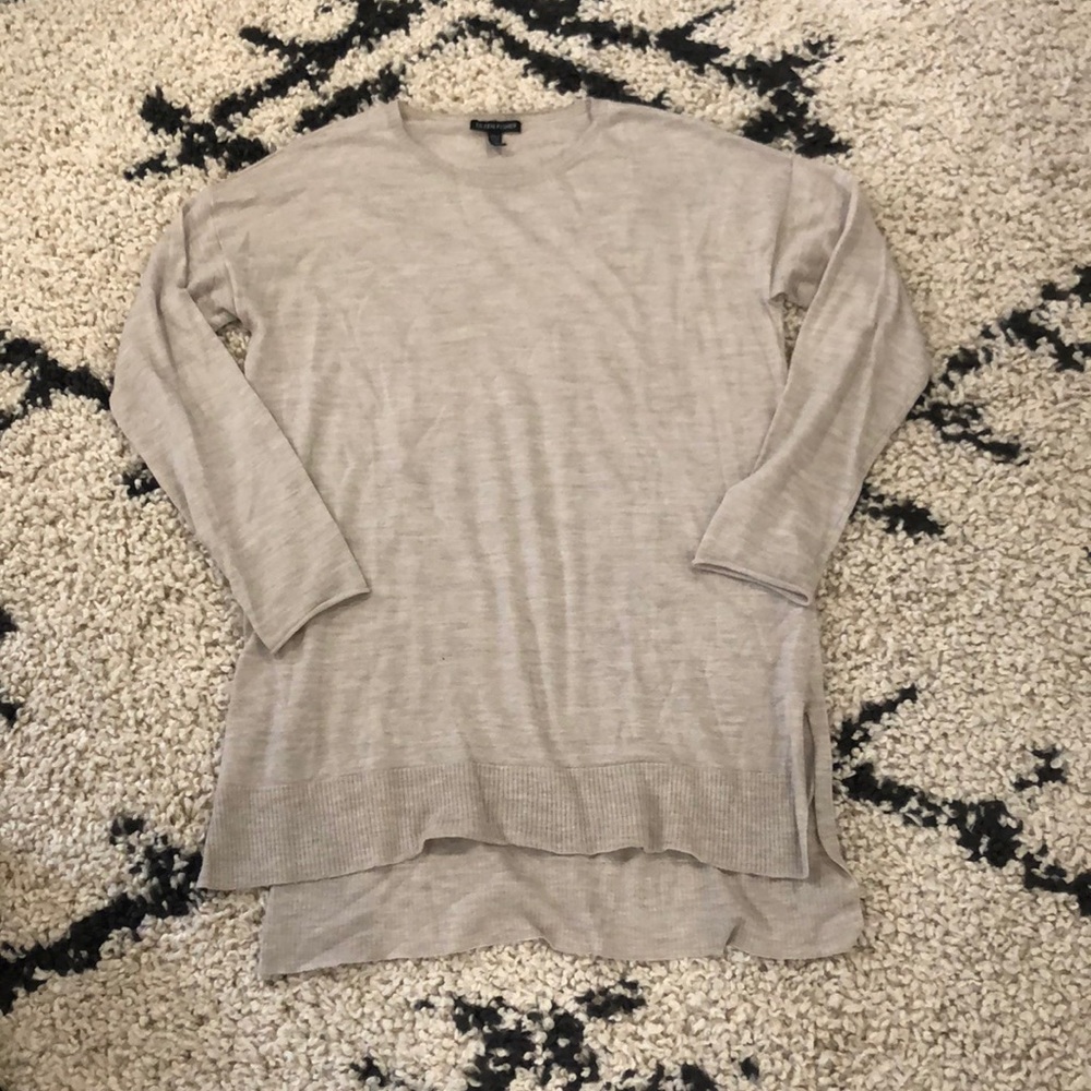 Eileen Fisher Soft Long Sleeve Sweater
